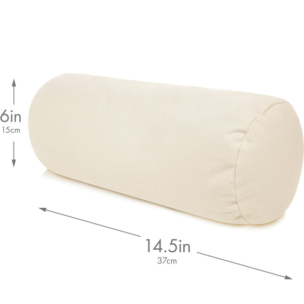 Organic Buckwheat Hull Neck Roll Pillow Stress And Neck Tension Reli