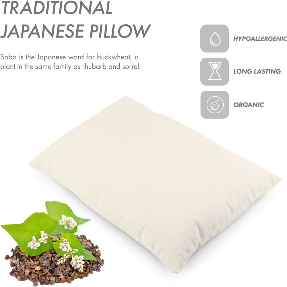 Buckwheat Pillow - Cooling Star Constellation Design / Japanese Plus Size 14 x 20