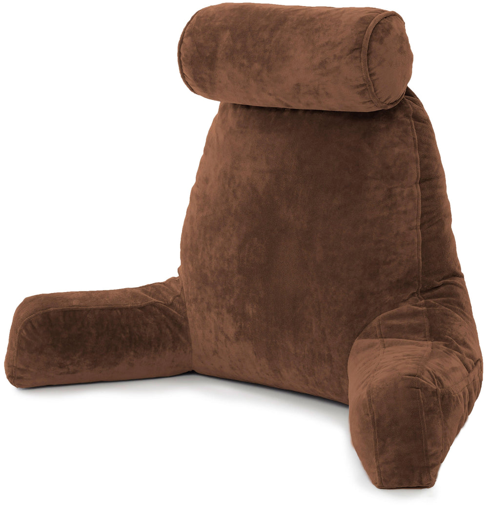 Plush big backrest pillow