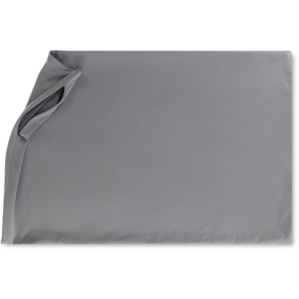 Cover Only for Premium Microbead Bed Pillow, Small Extra Smooth  - Ultra Comfortable Sleep with Silk Like Anti Aging Cover 85% spandex/ 15% nylon Breathable, Cooling Dark Grey