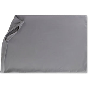 Cover Only for Premium Microbead Bed Pillow, Small Extra Smooth  - Ultra Comfortable Sleep with Silk Like Anti Aging Cover 85% spandex/ 15% nylon Breathable, Cooling Dark Grey