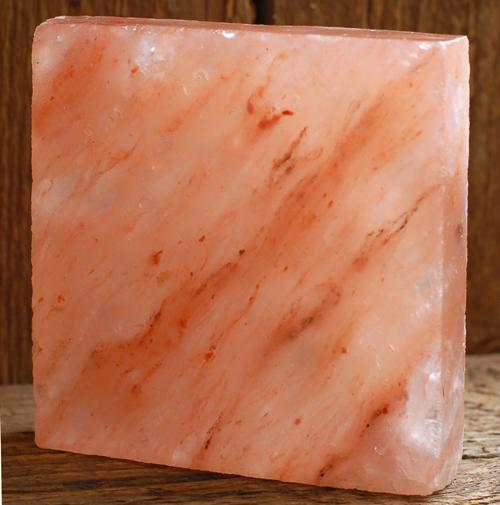 Himalayan Rock Salt Crystal Kitchen Slab, 12" X 8" - Evenly Distrubutes Heat For A Perfect Sear Everytime - Perfect For Cooking Meat, Seafood And Vegetables - Easy To Clean - Cooking Slab