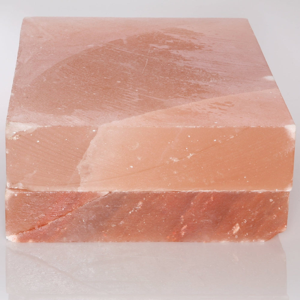 Himalayan Rock Salt Crystal Kitchen Slab, 12" X 8" - Evenly Distrubutes Heat For A Perfect Sear Everytime - Perfect For Cooking Meat, Seafood And Vegetables - Easy To Clean - Cooking Slab