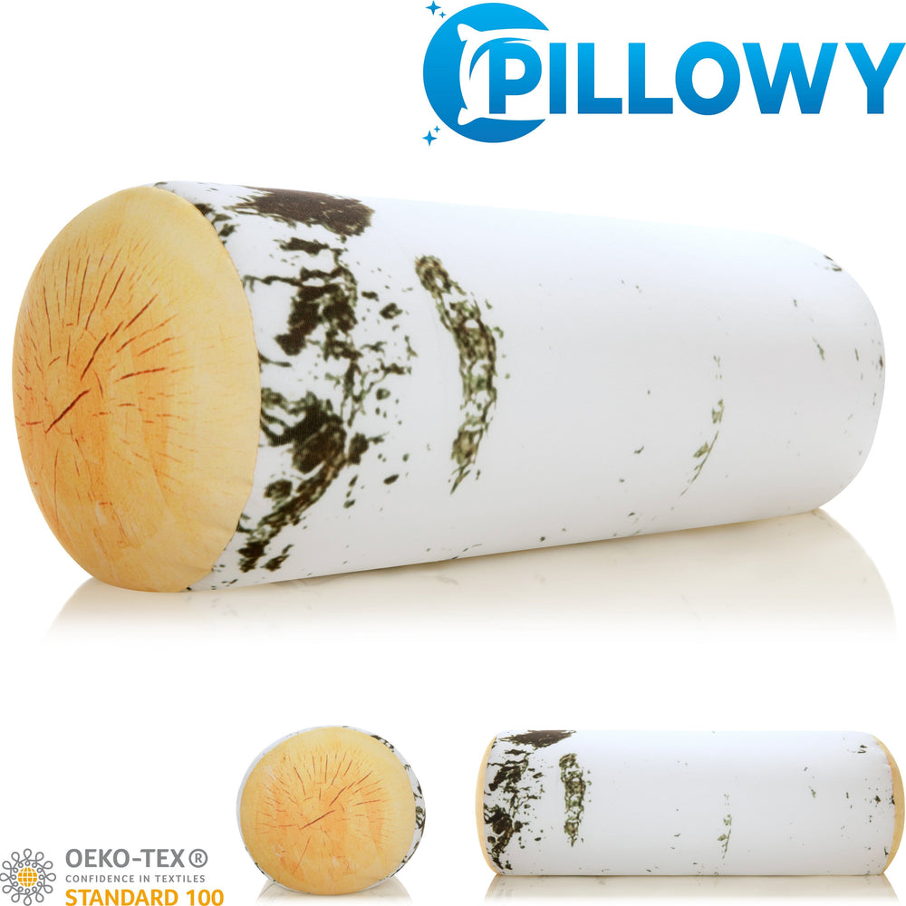 Log COVER ONLY for Body Pillow - Microbead Body Pillow Cover - Breathable Cooling Hypoallergenic Outer Fabric - Straight Body Side Sleepers Pillowcase