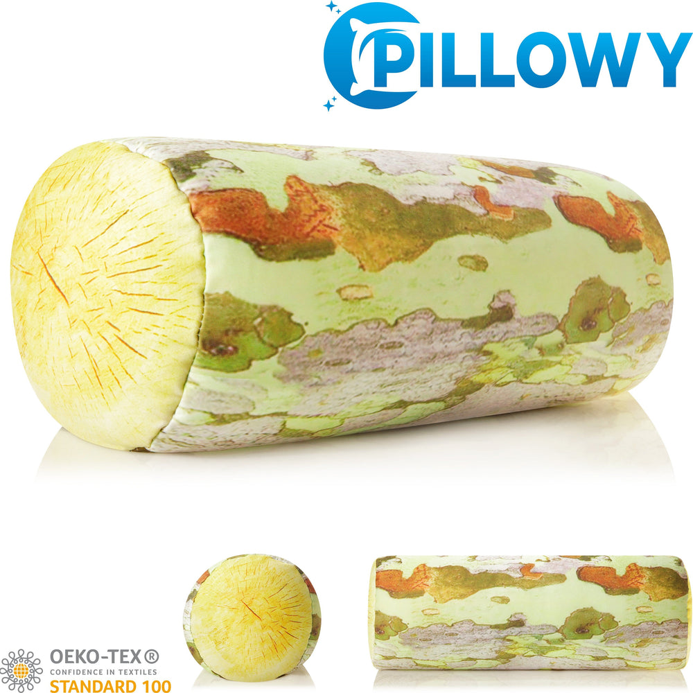 Log COVER ONLY for Body Pillow - Microbead Body Pillow Cover - Breathable Cooling Hypoallergenic Outer Fabric - Straight Body Side Sleepers Pillowcase