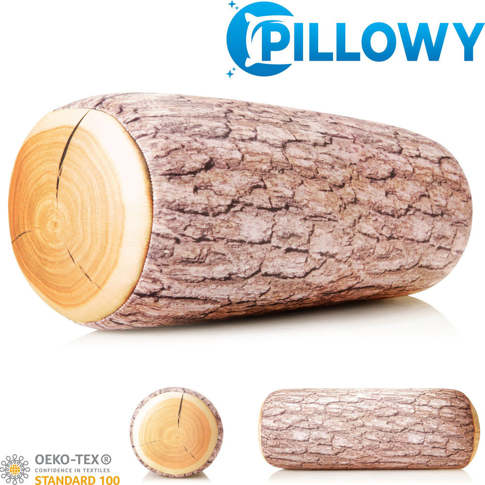 Log COVER ONLY for Body Pillow - Microbead Body Pillow Cover - Breathable Cooling Hypoallergenic Outer Fabric - Straight Body Side Sleepers Pillowcase