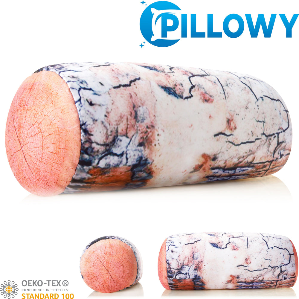 Log COVER ONLY for Body Pillow - Microbead Body Pillow Cover - Breathable Cooling Hypoallergenic Outer Fabric - Straight Body Side Sleepers Pillowcase