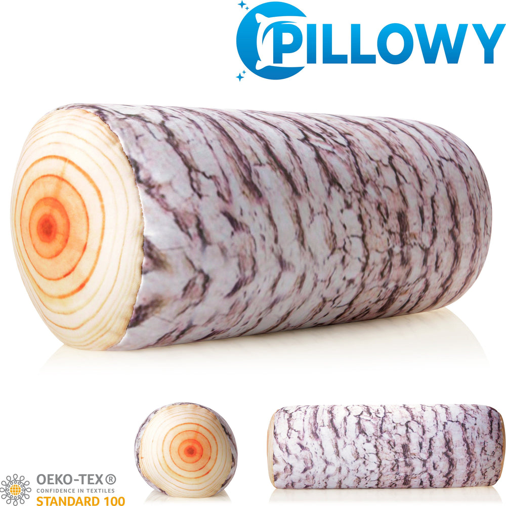 Log COVER ONLY for Body Pillow - Microbead Body Pillow Cover - Breathable Cooling Hypoallergenic Outer Fabric - Straight Body Side Sleepers Pillowcase