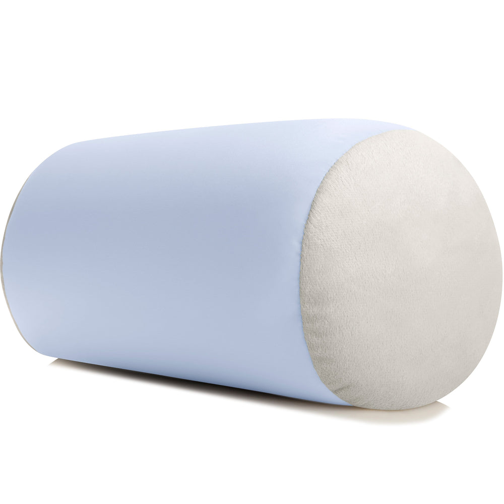 Microbead Bolster Neck Roll Pillow, Gently On Body, Head, Neck & Shoulders No Pain Rest, Relax Sleep - Silky Feel Prevent Wrinkles & Hair Breakage - Lightweight Cylinder, 14" x 8"