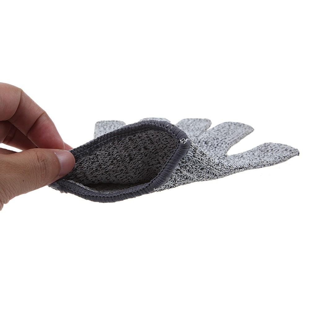 Kevlar No Cut Kitchen Gloves - Machine Washable - High Grade Polyethylene - Light Weight - Kitchen, Grey