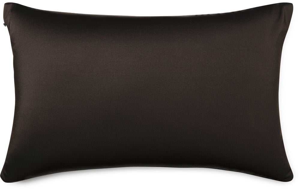 Throw Pillow – Black: 1 PCS Luxurious Premium Microbead Pillow With 85/15 Nylon/Spandex Fabric. Forever Fluffy, Outstanding Beauty & Support. Silky, Soft & Beyond Comfortable