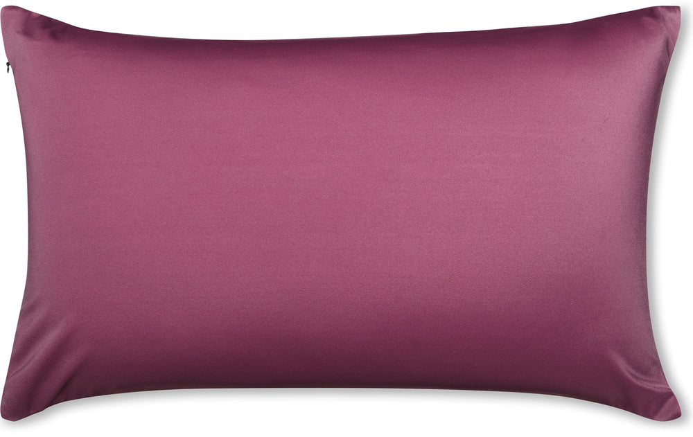 Throw Pillow – Burgundy - Merlot: 1 PCS Luxurious Premium Microbead Pillow With 85/15 Nylon/Spandex Fabric. Forever Fluffy, Outstanding Beauty & Support. Silky, Soft & Beyond Comfortable