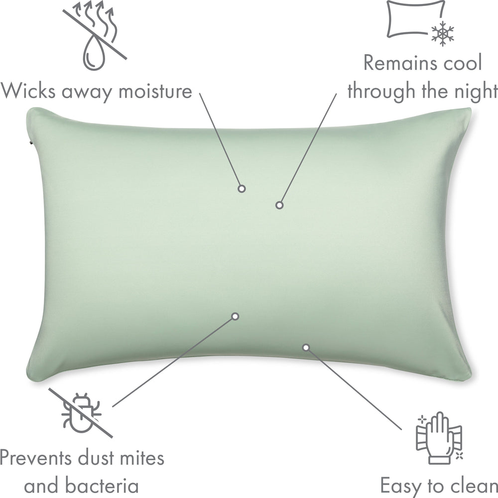 Throw Pillow – Cadet Grey: 1 PCS Luxurious Premium Microbead Pillow With 85/15 Nylon/Spandex Fabric. Forever Fluffy, Outstanding Beauty & Support. Silky, Soft & Beyond Comfortable