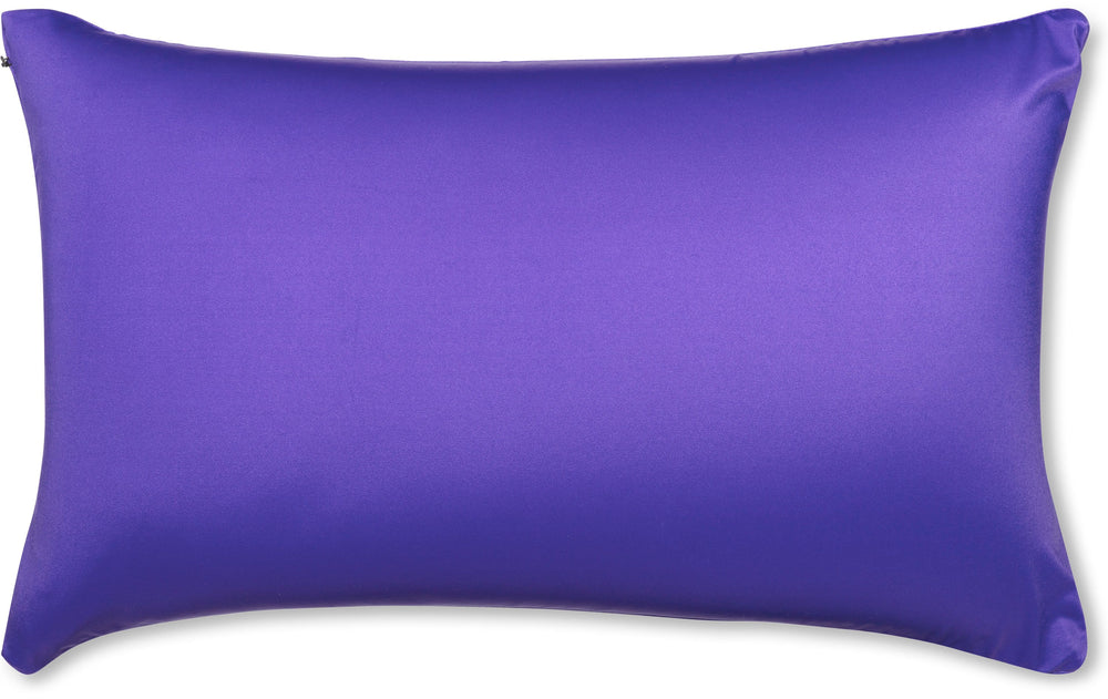 Throw Pillow – Dark Lavendar: 1 PCS Luxurious Premium Microbead Pillow With 85/15 Nylon/Spandex Fabric. Forever Fluffy, Outstanding Beauty & Support. Silky, Soft & Beyond Comfortable