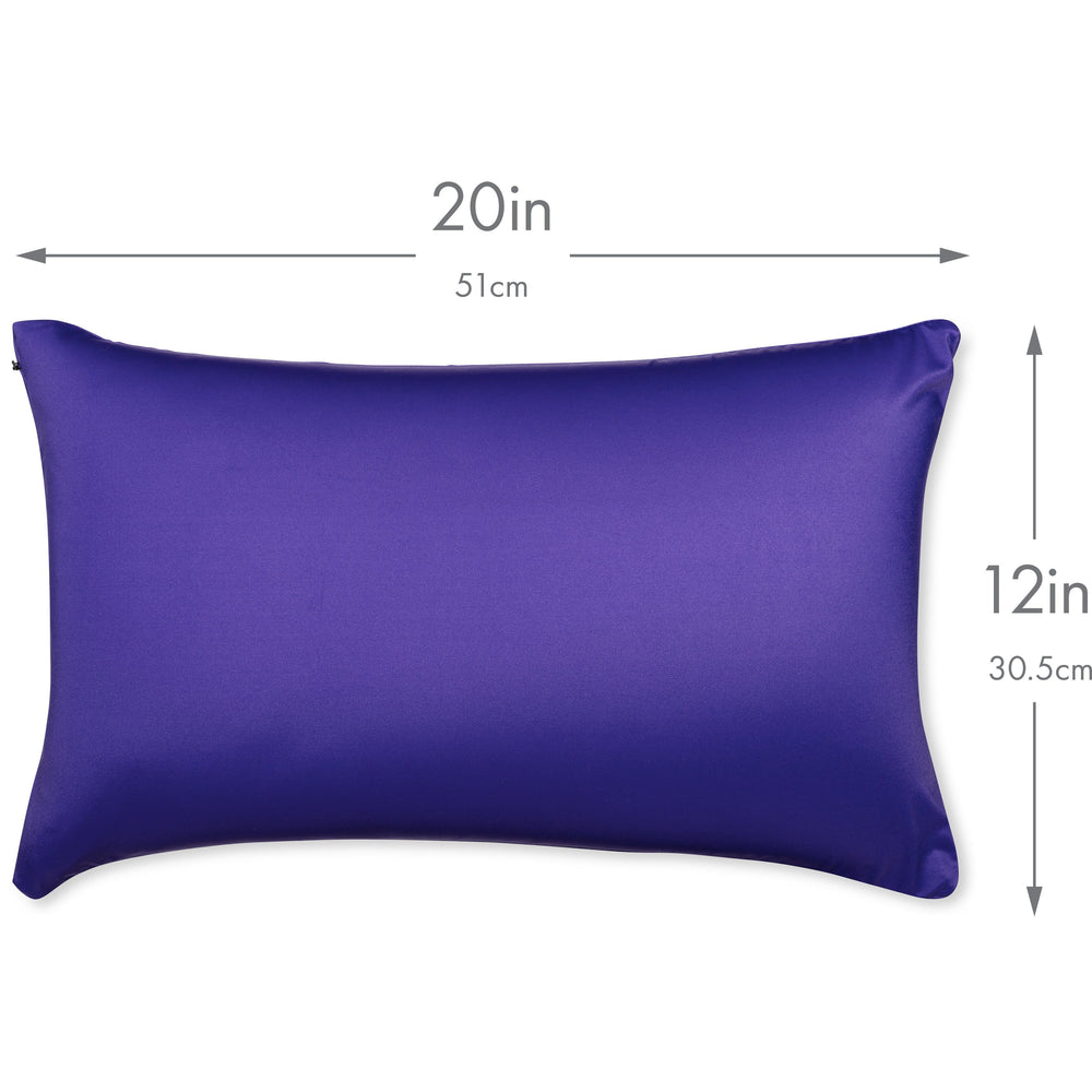 Throw Pillow – Dark Lavendar: 1 PCS Luxurious Premium Microbead Pillow With 85/15 Nylon/Spandex Fabric. Forever Fluffy, Outstanding Beauty & Support. Silky, Soft & Beyond Comfortable