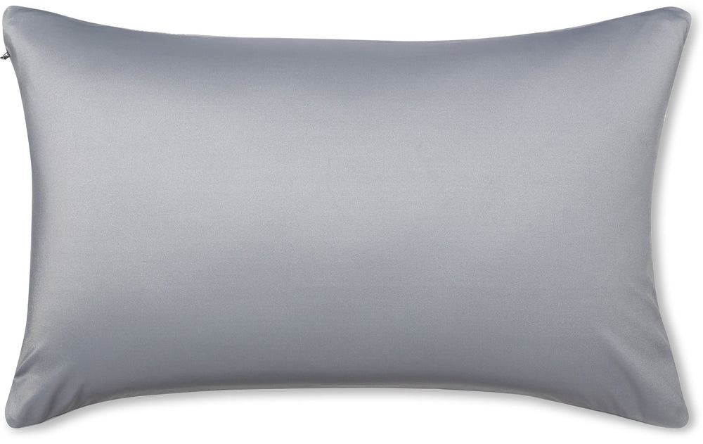 Throw Pillow – Dark Grey: 1 PCS Luxurious Premium Microbead Pillow With 85/15 Nylon/Spandex Fabric. Forever Fluffy, Outstanding Beauty & Support. Silky, Soft & Beyond Comfortable