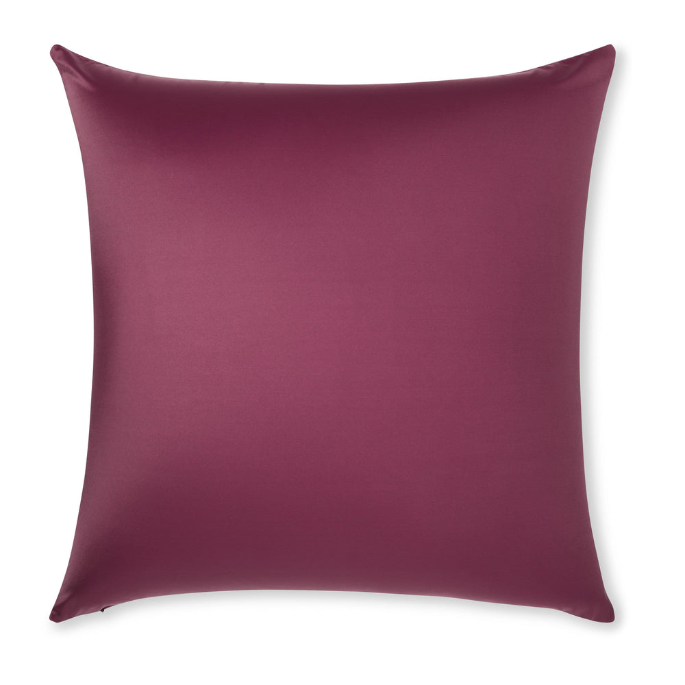 Throw Pillow – Burgundy - Merlot: 1 PCS Luxurious Premium Microbead Pillow With 85/15 Nylon/Spandex Fabric. Forever Fluffy, Outstanding Beauty & Support. Silky, Soft & Beyond Comfortable