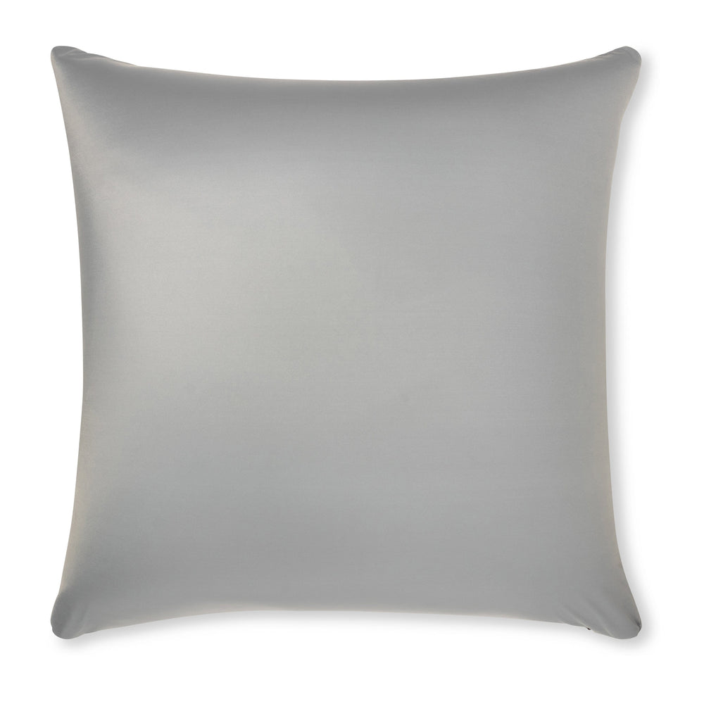 Throw Pillow – Light Grey: 1 PCS Luxurious Premium Microbead Pillow With 85/15 Nylon/Spandex Fabric. Forever Fluffy, Outstanding Beauty & Support. Silky, Soft & Beyond Comfortable