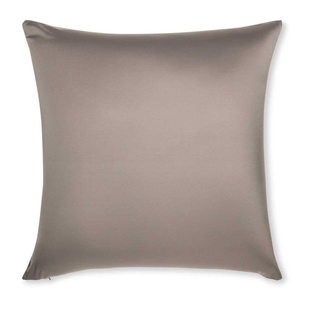 Throw Pillow – Stone Grey: 1 PCS Luxurious Premium Microbead Pillow With 85/15 Nylon/Spandex Fabric. Forever Fluffy, Outstanding Beauty & Support. Silky, Soft & Beyond Comfortable