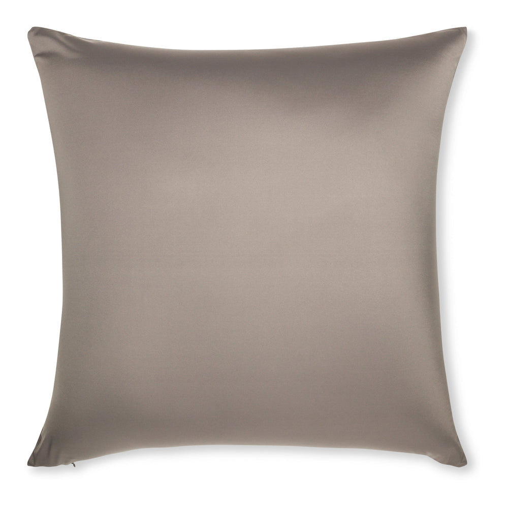 Throw Pillow – Stone Grey: 1 PCS Luxurious Premium Microbead Pillow With 85/15 Nylon/Spandex Fabric. Forever Fluffy, Outstanding Beauty & Support. Silky, Soft & Beyond Comfortable