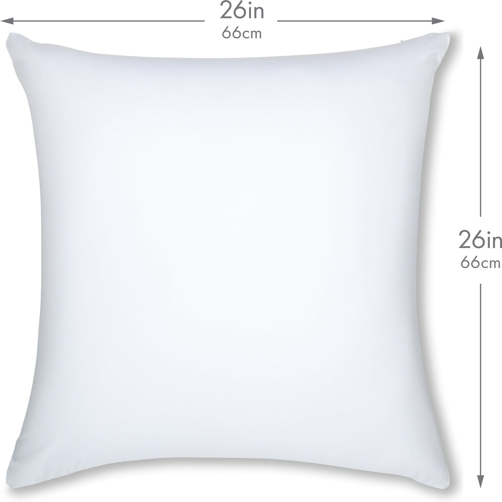 Throw Pillow – White: 1 PCS Luxurious Premium Microbead Pillow With 85/15 Nylon/Spandex Fabric. Forever Fluffy, Outstanding Beauty & Support. Silky, Soft & Beyond Comfortable