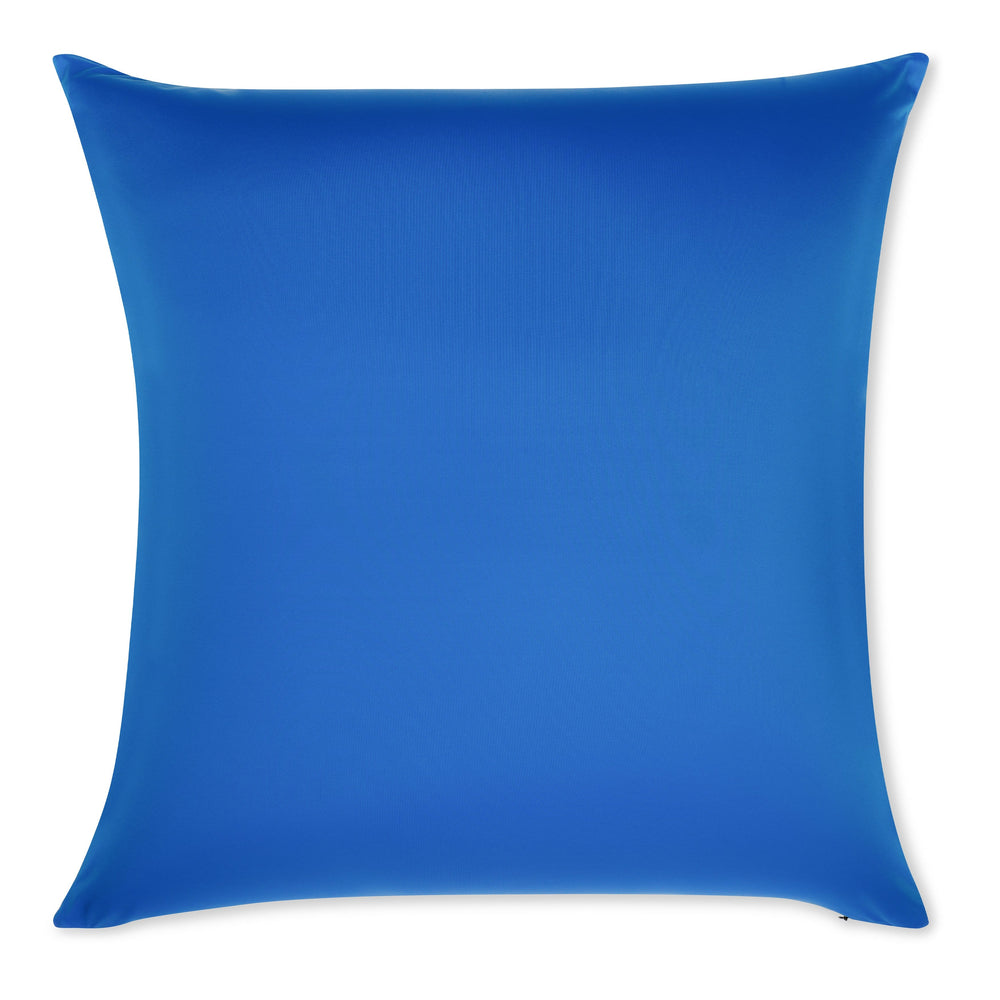 Throw Pillow – Yeal Blue: 1 PCS Luxurious Premium Microbead Pillow With 85/15 Nylon/Spandex Fabric. Forever Fluffy, Outstanding Beauty & Support. Silky, Soft & Beyond Comfortable