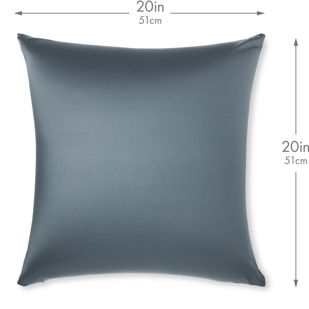 Throw Pillow – Dark Slate Grey: 1 PCS Luxurious Premium Microbead Pillow With 85/15 Nylon/Spandex Fabric. Forever Fluffy, Outstanding Beauty & Support. Silky, Soft & Beyond Comfortable