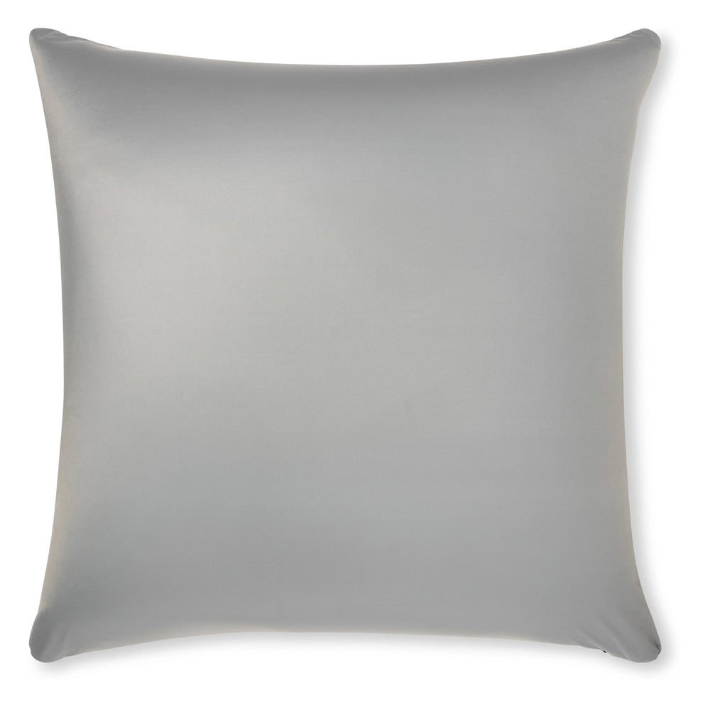 Throw Pillow – Light Grey: 1 PCS Luxurious Premium Microbead Pillow With 85/15 Nylon/Spandex Fabric. Forever Fluffy, Outstanding Beauty & Support. Silky, Soft & Beyond Comfortable