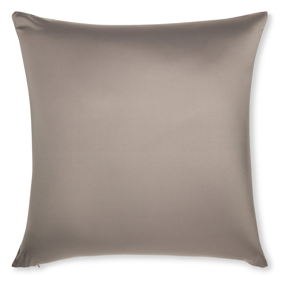 Throw Pillow – Stone Grey: 1 PCS Luxurious Premium Microbead Pillow With 85/15 Nylon/Spandex Fabric. Forever Fluffy, Outstanding Beauty & Support. Silky, Soft & Beyond Comfortable