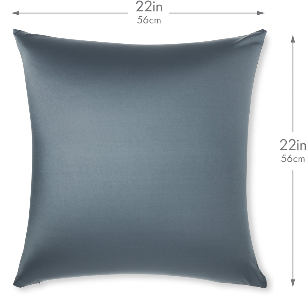 Throw Pillow – Dark Slate Grey: 1 PCS Luxurious Premium Microbead Pillow With 85/15 Nylon/Spandex Fabric. Forever Fluffy, Outstanding Beauty & Support. Silky, Soft & Beyond Comfortable