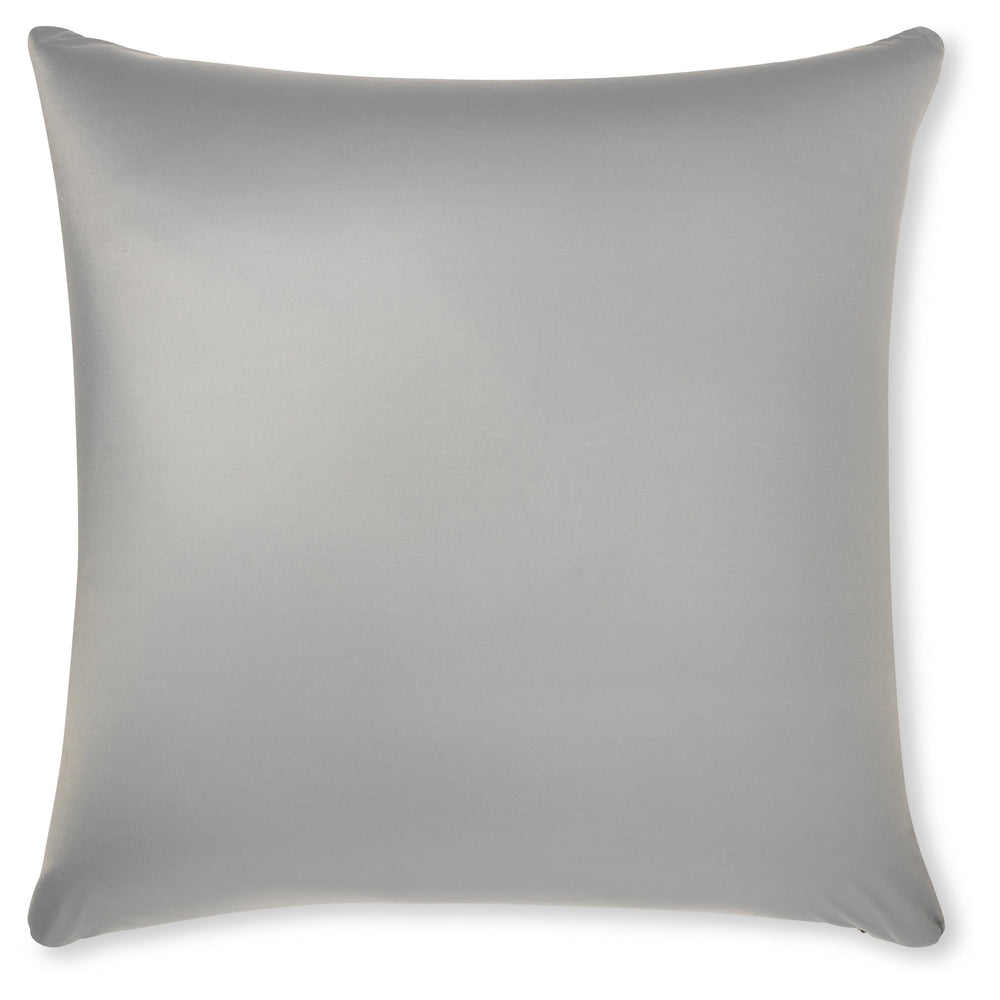 Throw Pillow – Light Grey: 1 PCS Luxurious Premium Microbead Pillow With 85/15 Nylon/Spandex Fabric. Forever Fluffy, Outstanding Beauty & Support. Silky, Soft & Beyond Comfortable