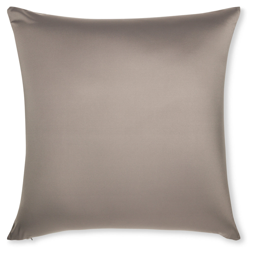 Throw Pillow – Stone Grey: 1 PCS Luxurious Premium Microbead Pillow With 85/15 Nylon/Spandex Fabric. Forever Fluffy, Outstanding Beauty & Support. Silky, Soft & Beyond Comfortable