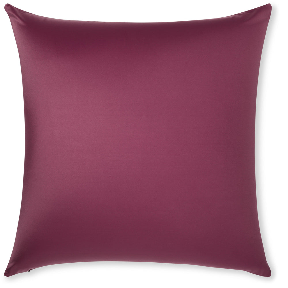 Throw Pillow – Burgundy - Merlot: 1 PCS Luxurious Premium Microbead Pillow With 85/15 Nylon/Spandex Fabric. Forever Fluffy, Outstanding Beauty & Support. Silky, Soft & Beyond Comfortable