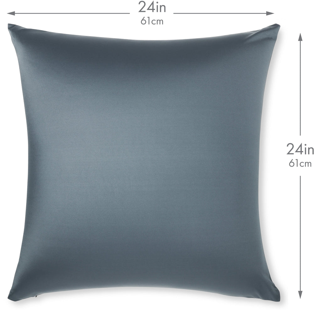 Throw Pillow – Dark Slate Grey: 1 PCS Luxurious Premium Microbead Pillow With 85/15 Nylon/Spandex Fabric. Forever Fluffy, Outstanding Beauty & Support. Silky, Soft & Beyond Comfortable