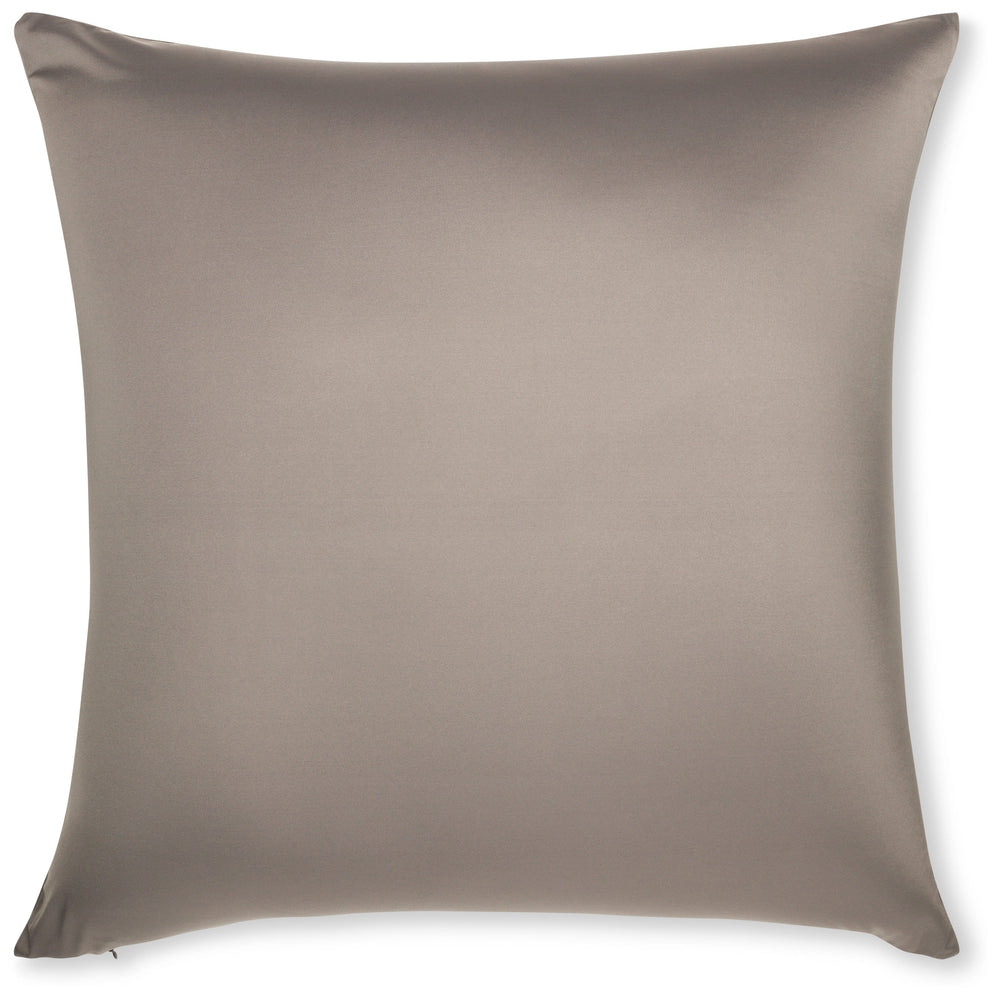 Throw Pillow – Stone Grey: 1 PCS Luxurious Premium Microbead Pillow With 85/15 Nylon/Spandex Fabric. Forever Fluffy, Outstanding Beauty & Support. Silky, Soft & Beyond Comfortable