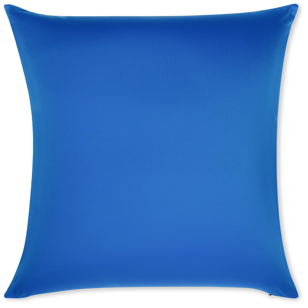 Throw Pillow – Yeal Blue: 1 PCS Luxurious Premium Microbead Pillow With 85/15 Nylon/Spandex Fabric. Forever Fluffy, Outstanding Beauty & Support. Silky, Soft & Beyond Comfortable