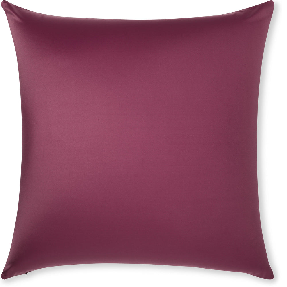 Throw Pillow – Burgundy - Merlot: 1 PCS Luxurious Premium Microbead Pillow With 85/15 Nylon/Spandex Fabric. Forever Fluffy, Outstanding Beauty & Support. Silky, Soft & Beyond Comfortable