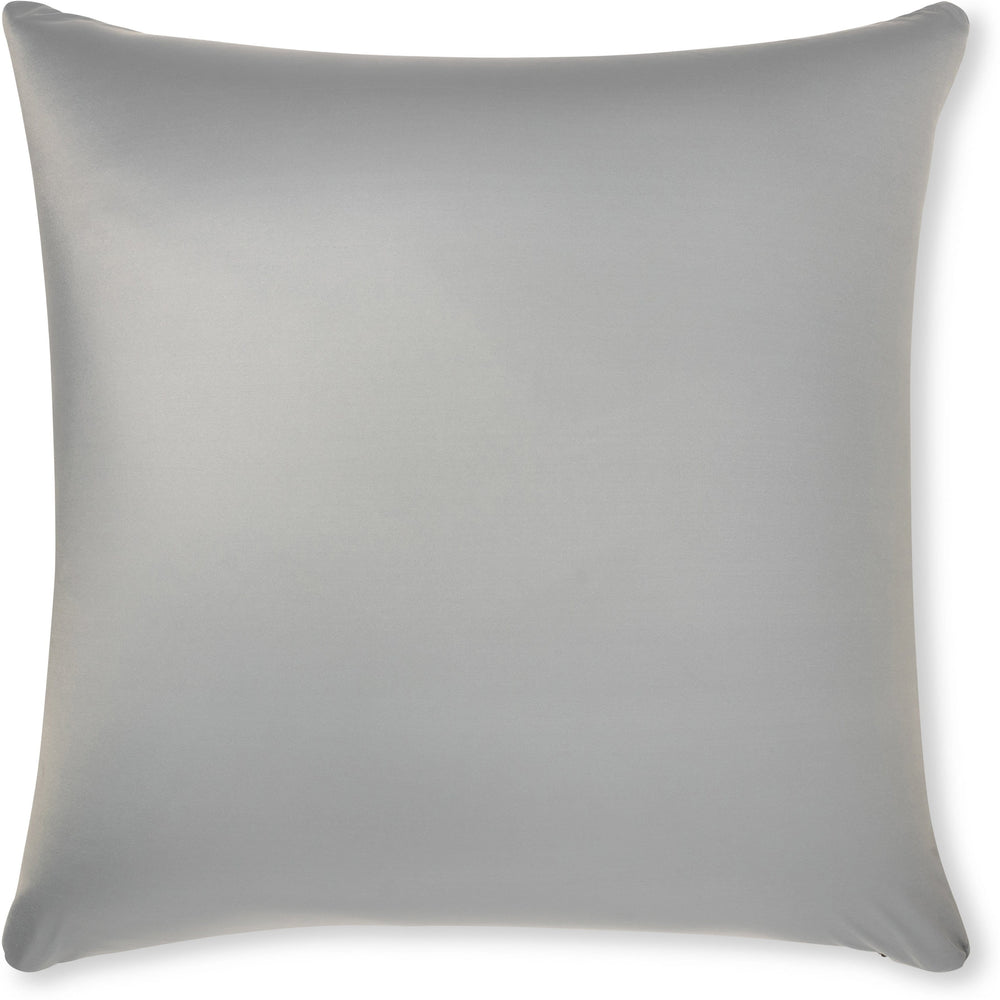 Throw Pillow – Light Grey: 1 PCS Luxurious Premium Microbead Pillow With 85/15 Nylon/Spandex Fabric. Forever Fluffy, Outstanding Beauty & Support. Silky, Soft & Beyond Comfortable