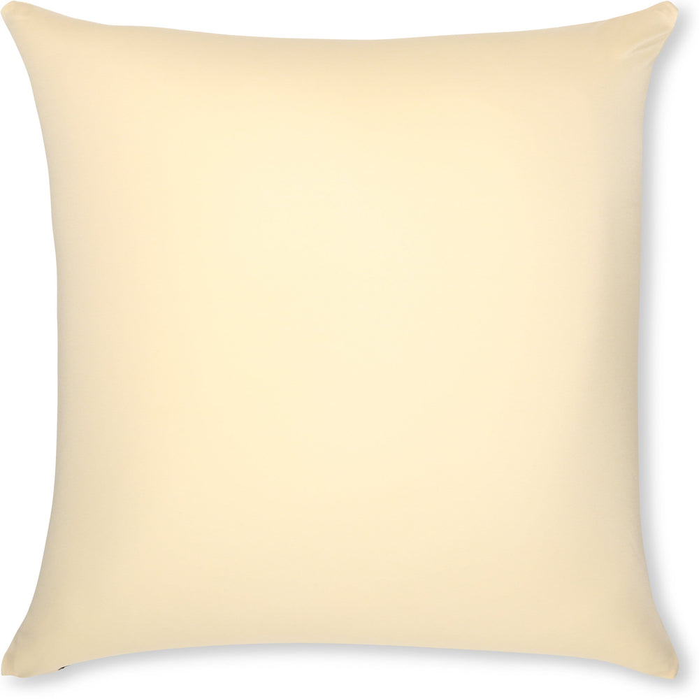 Throw Pillow – Off white- Creme: 1 PCS Luxurious Premium Microbead Pillow With 85/15 Nylon/Spandex Fabric. Forever Fluffy, Outstanding Beauty & Support. Silky, Soft & Beyond Comfortable