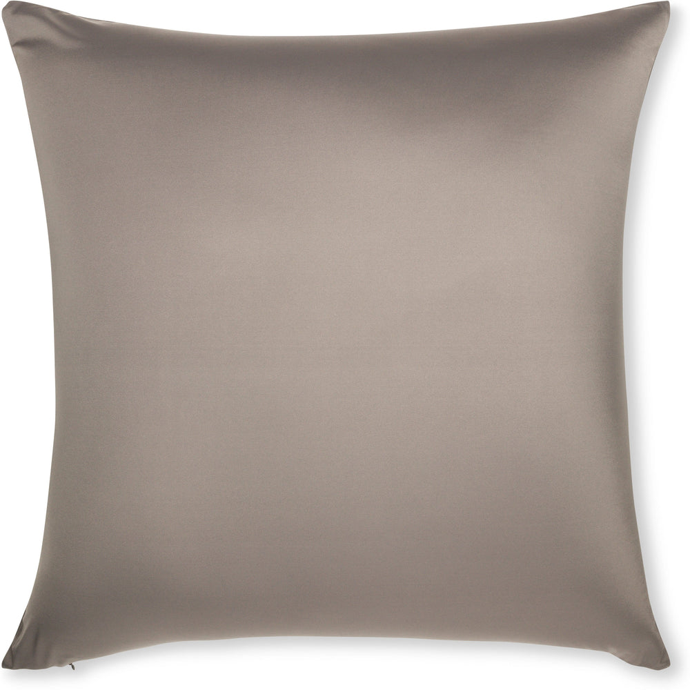 Throw Pillow – Stone Grey: 1 PCS Luxurious Premium Microbead Pillow With 85/15 Nylon/Spandex Fabric. Forever Fluffy, Outstanding Beauty & Support. Silky, Soft & Beyond Comfortable