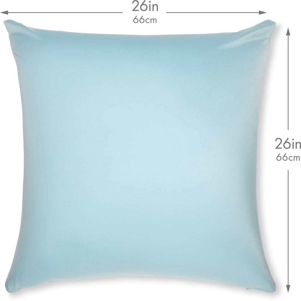 Throw Pillow – Sweat Baby Blue: 1 PCS Luxurious Premium Microbead Pillow With 85/15 Nylon/Spandex Fabric. Forever Fluffy, Outstanding Beauty & Support. Silky, Soft & Beyond Comfortable