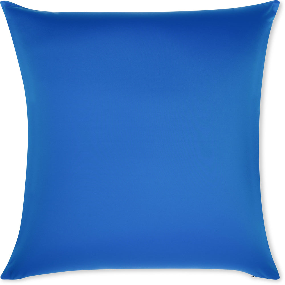 Throw Pillow – Yeal Blue: 1 PCS Luxurious Premium Microbead Pillow With 85/15 Nylon/Spandex Fabric. Forever Fluffy, Outstanding Beauty & Support. Silky, Soft & Beyond Comfortable