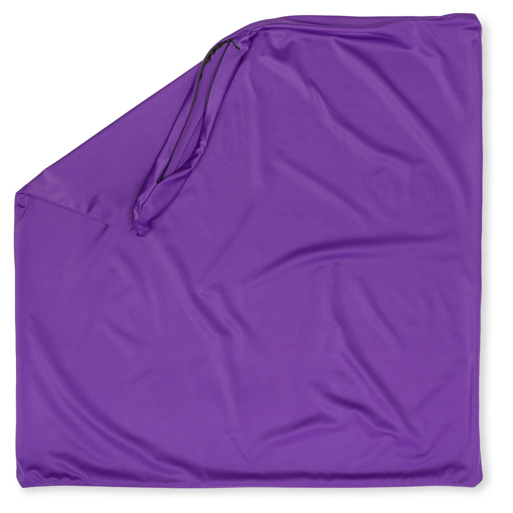 Throw Pillow – Dark Lavendar: 1 PCS Luxurious Premium Microbead Pillow With 85/15 Nylon/Spandex Fabric. Forever Fluffy, Outstanding Beauty & Support. Silky, Soft & Beyond Comfortable